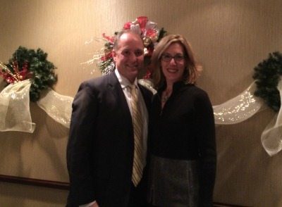 Steve Woolwine (URS) and Mary Abbajay (Careerstone Group) 
