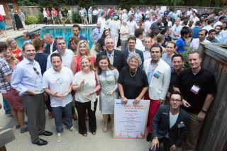 2015 Hot Ticket Awards Winners stand with NVTC CEO and President Bobbie Kilberg.