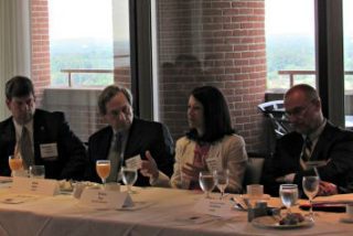 David Chipman, SAIC; Mark Cohn, Unisys; Donna Roy DHS; James Scampiava, American Systems