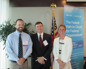 Matt Goodrich, FedRAMP at GSA; Rob Graham, Carpathia, Inc.; Megan Cacioppo, Carpathia