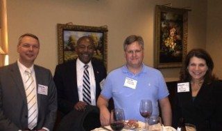 David Wallen (ManTech International), Rick Roach (DMI), Guest, Jill Bruning (AECOM)