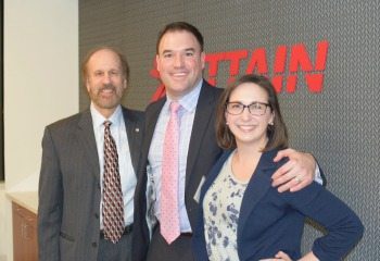 Greg Baroni, Attain; Dave West, Wolf Den Associates; Lisa Mundt, AOC Key Solutions